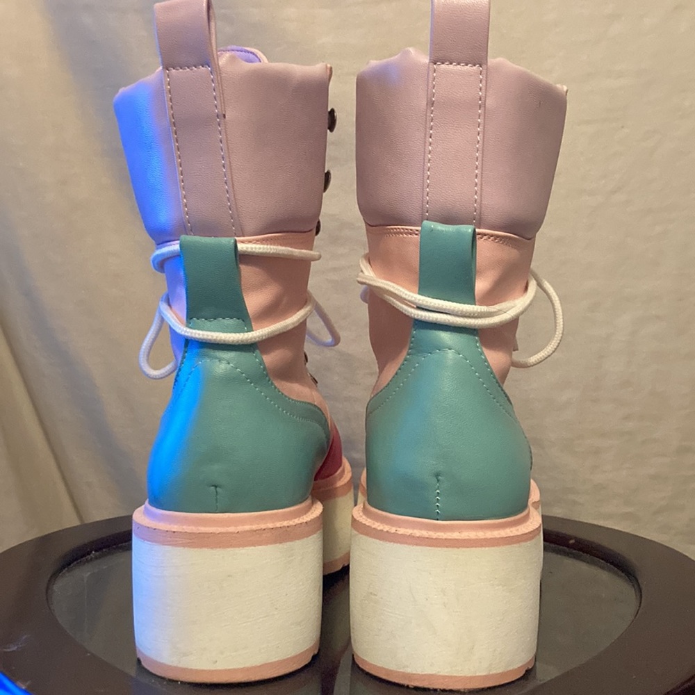 Pastel Platform Boots - Picture 4 of 4